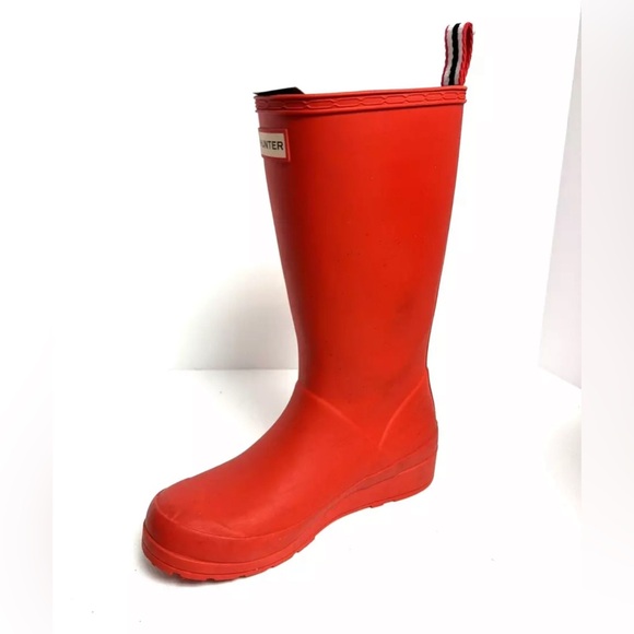 Hunter Women's Original Play Tall Boots Red, Size 5M - Picture 2 of 6